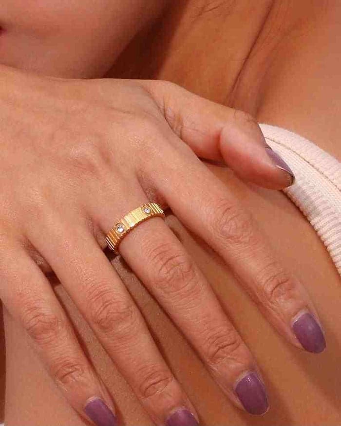 New Coil Studded Ring