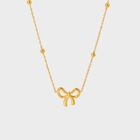 Bow Necklace