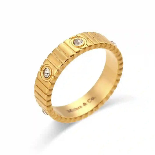 New Coil Studded Ring