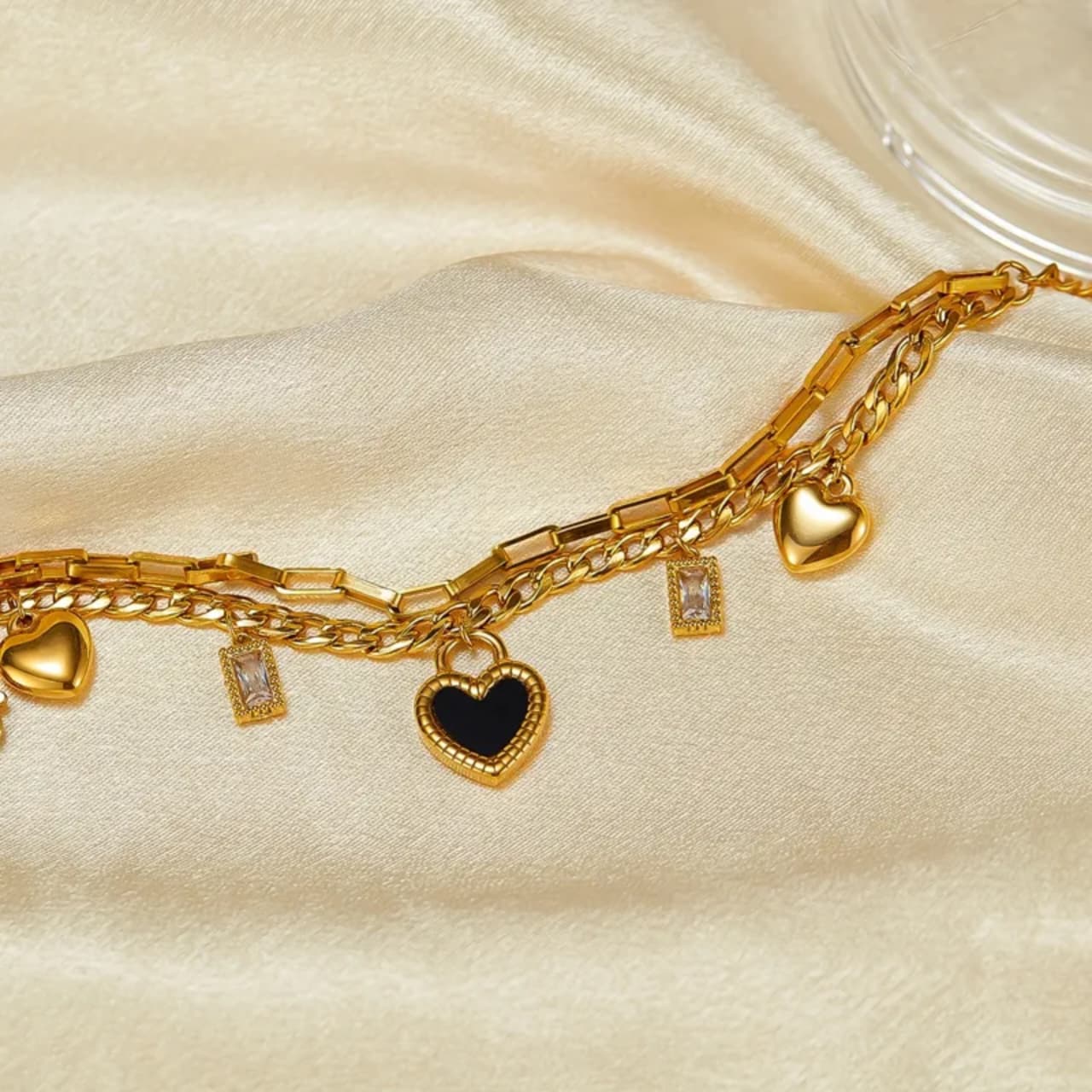 Hola heart double sighted  bercelet